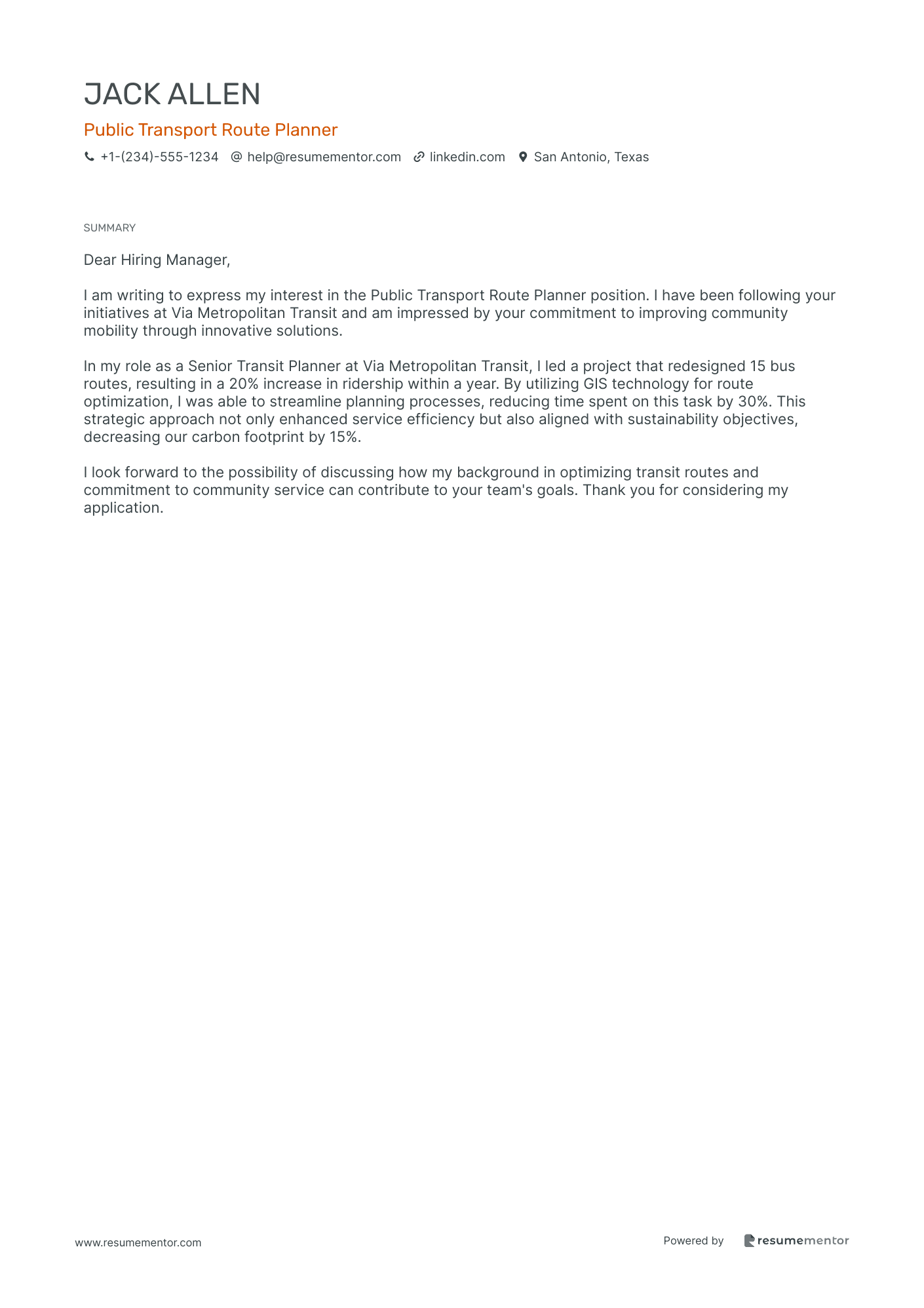 Public Transport Route Planner