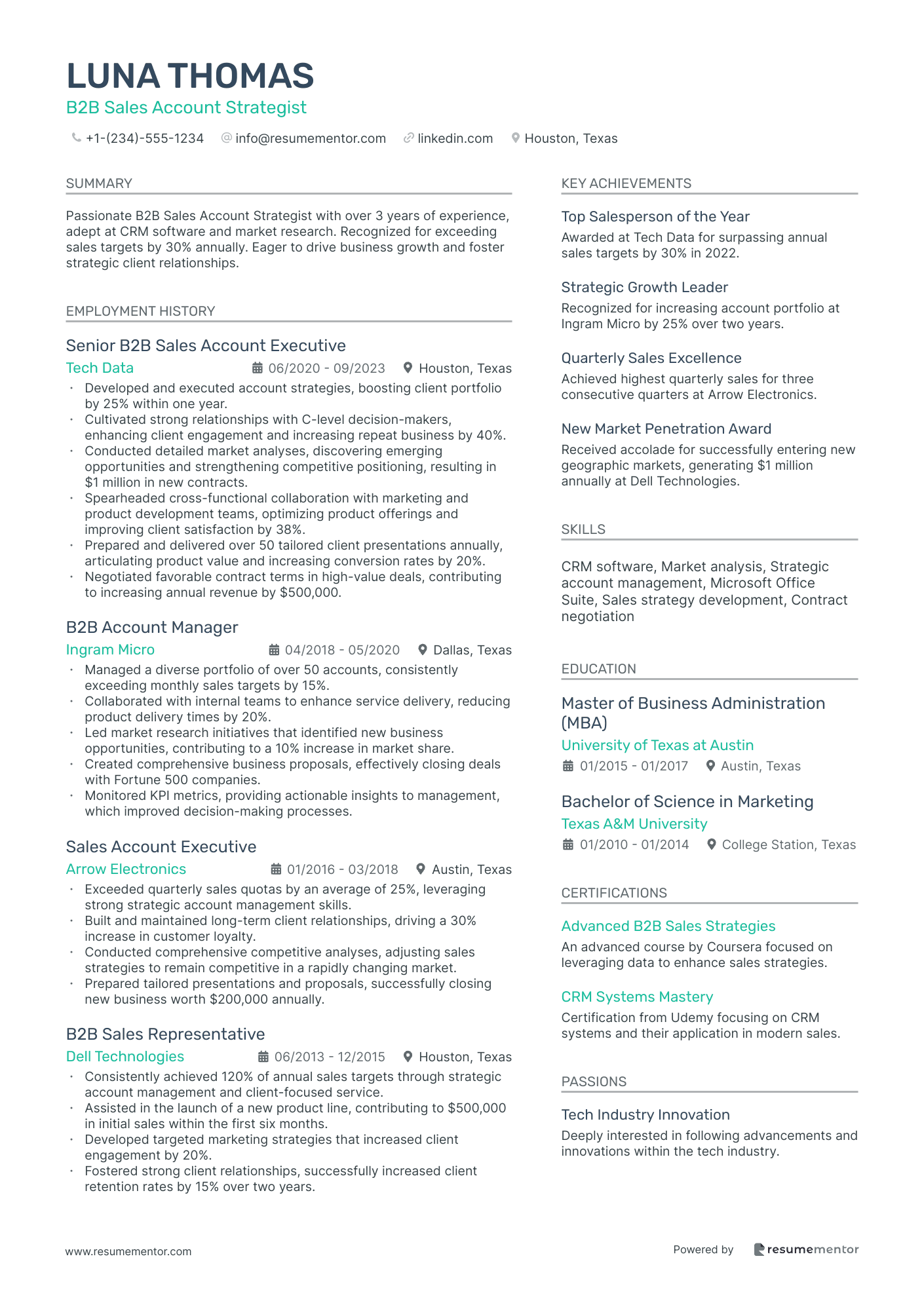 B2B Sales Account Strategist