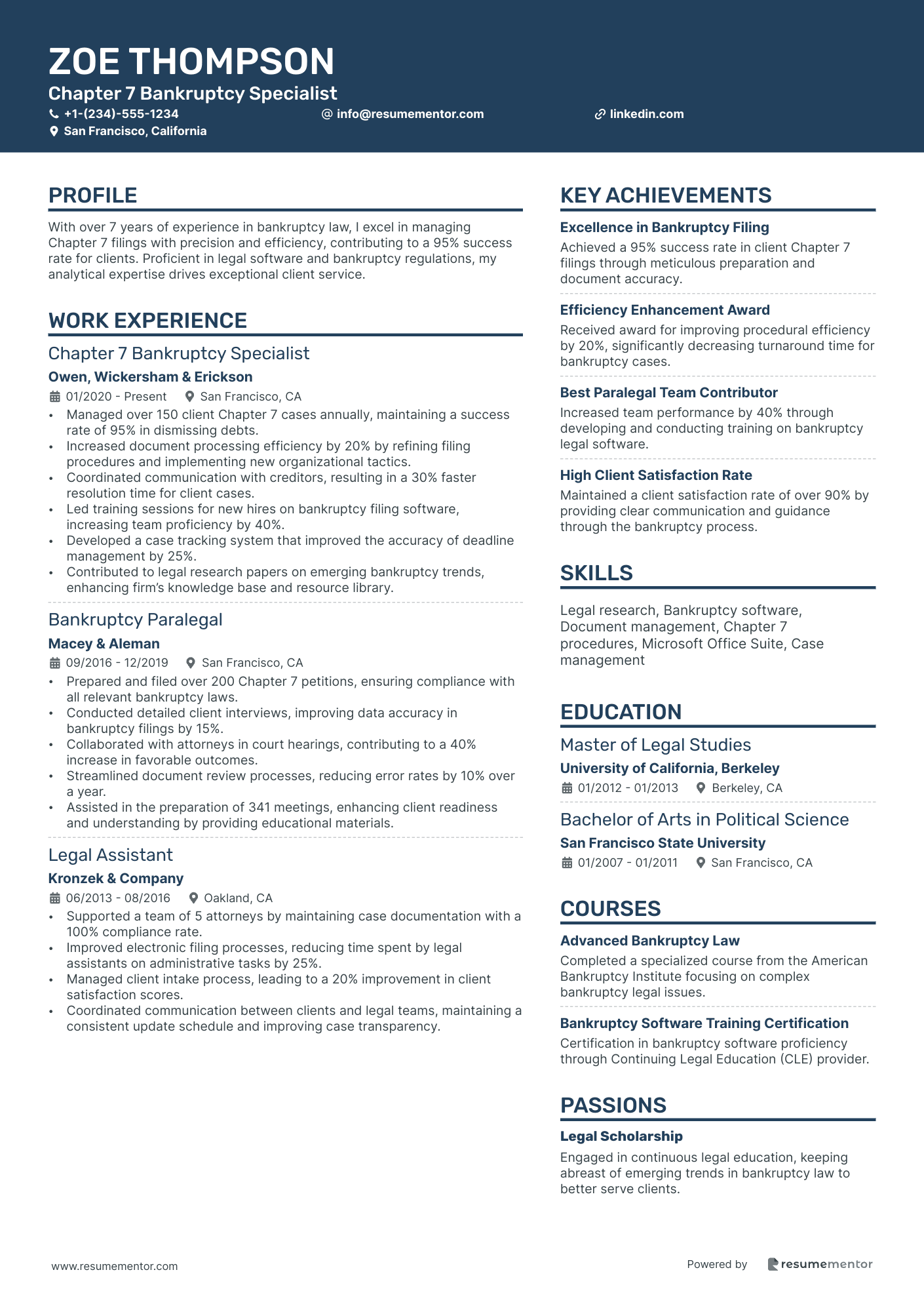 Chapter 7 Bankruptcy Specialist