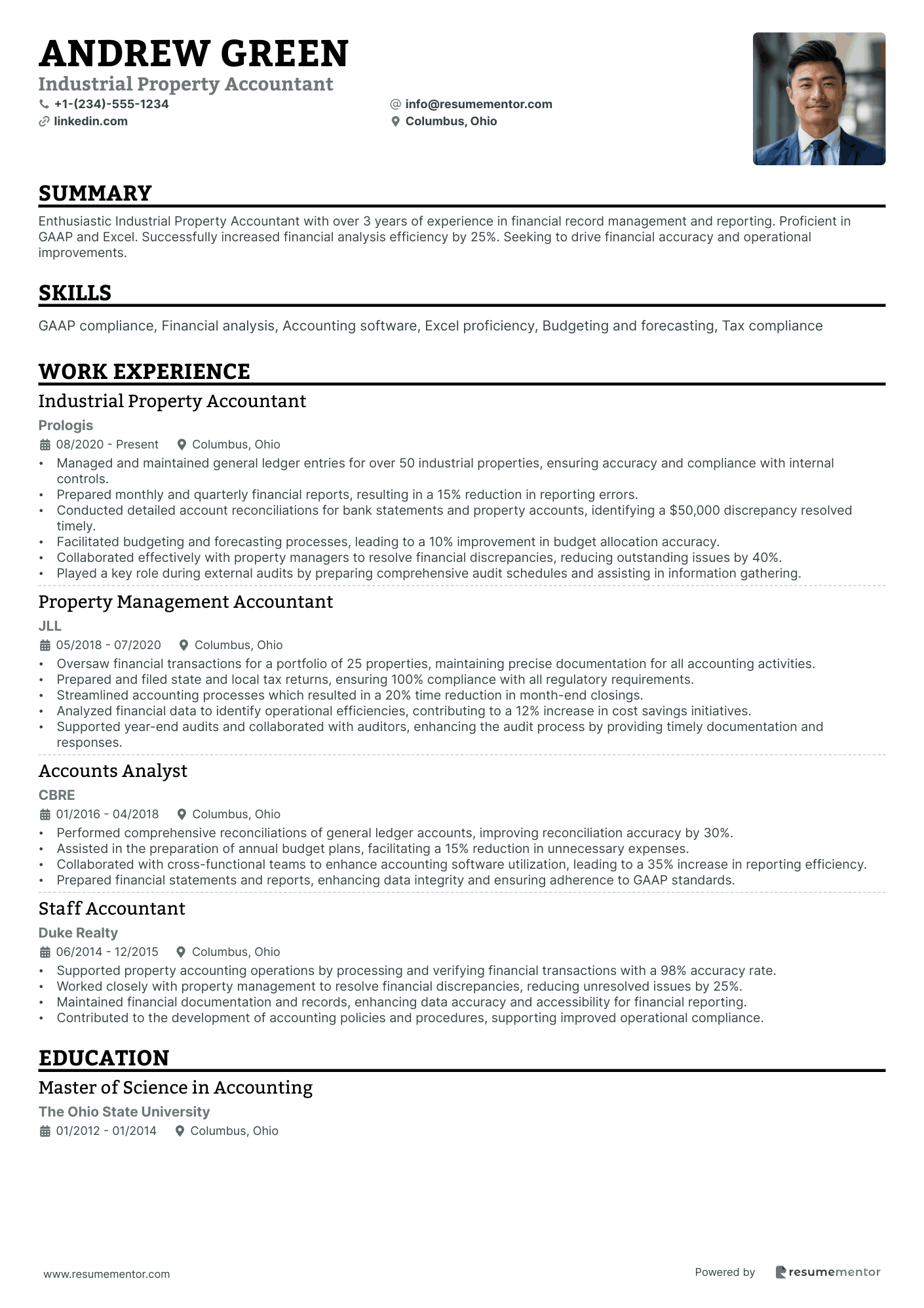 Industrial Property Accountant