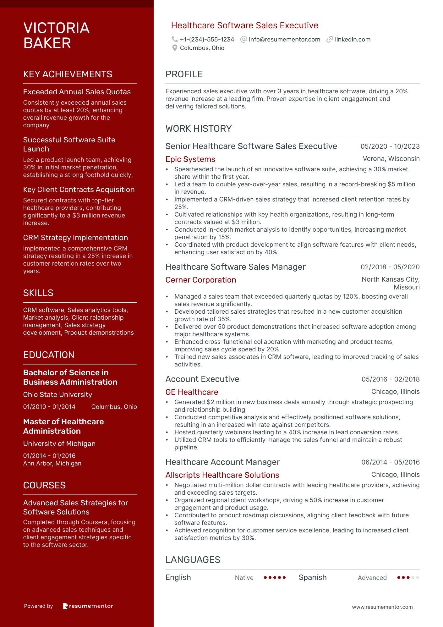 Healthcare Software Sales Executive