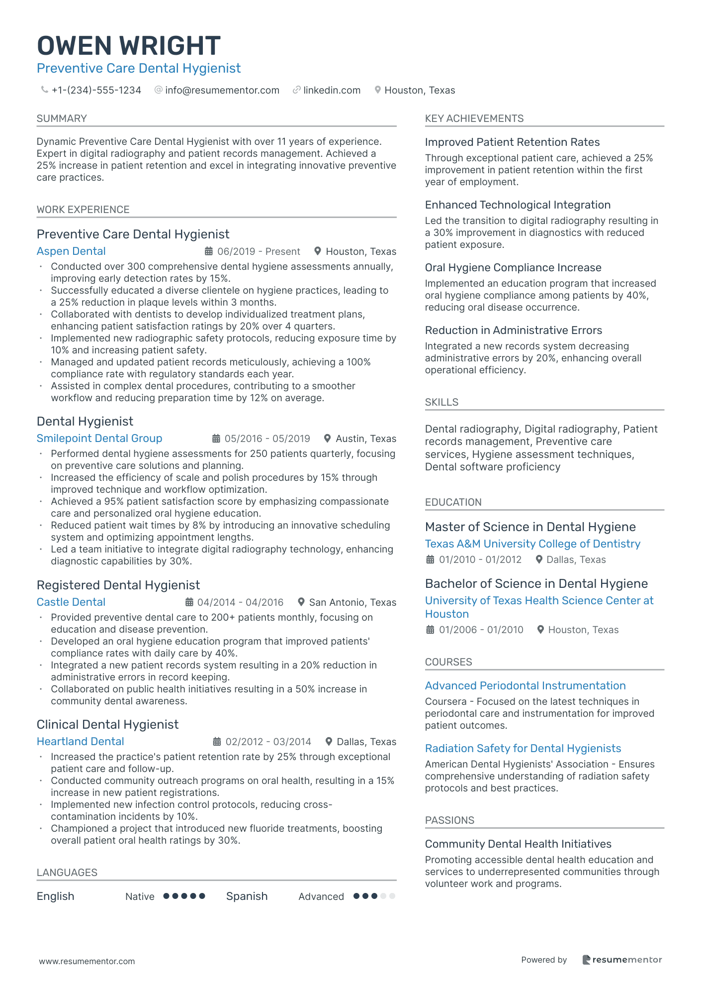 Preventive Care Dental Hygienist