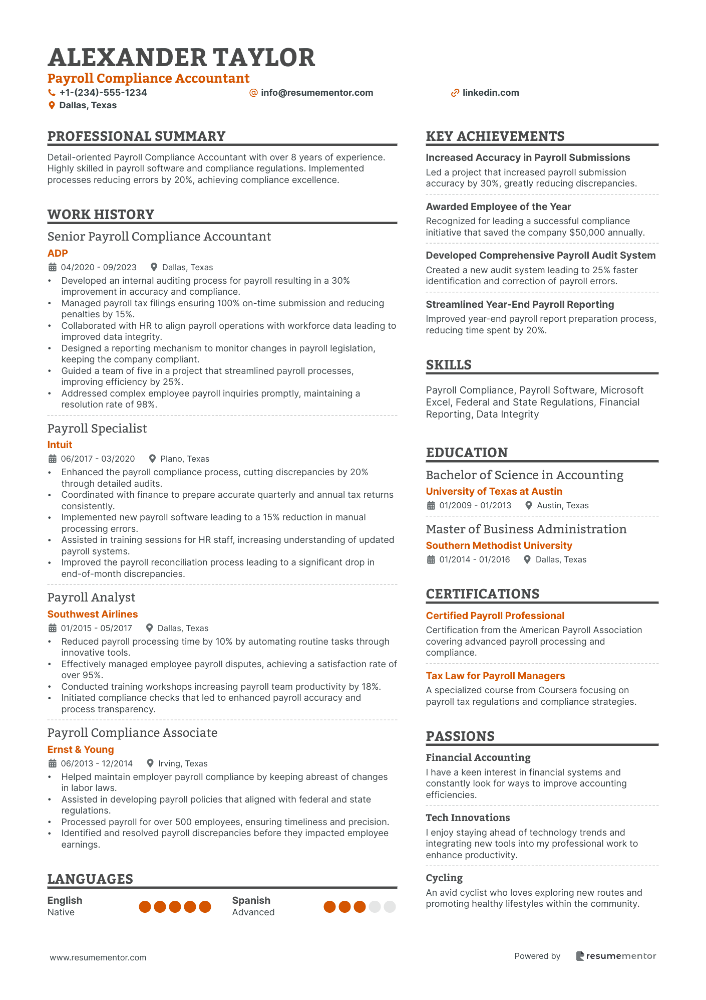 Payroll Compliance Accountant