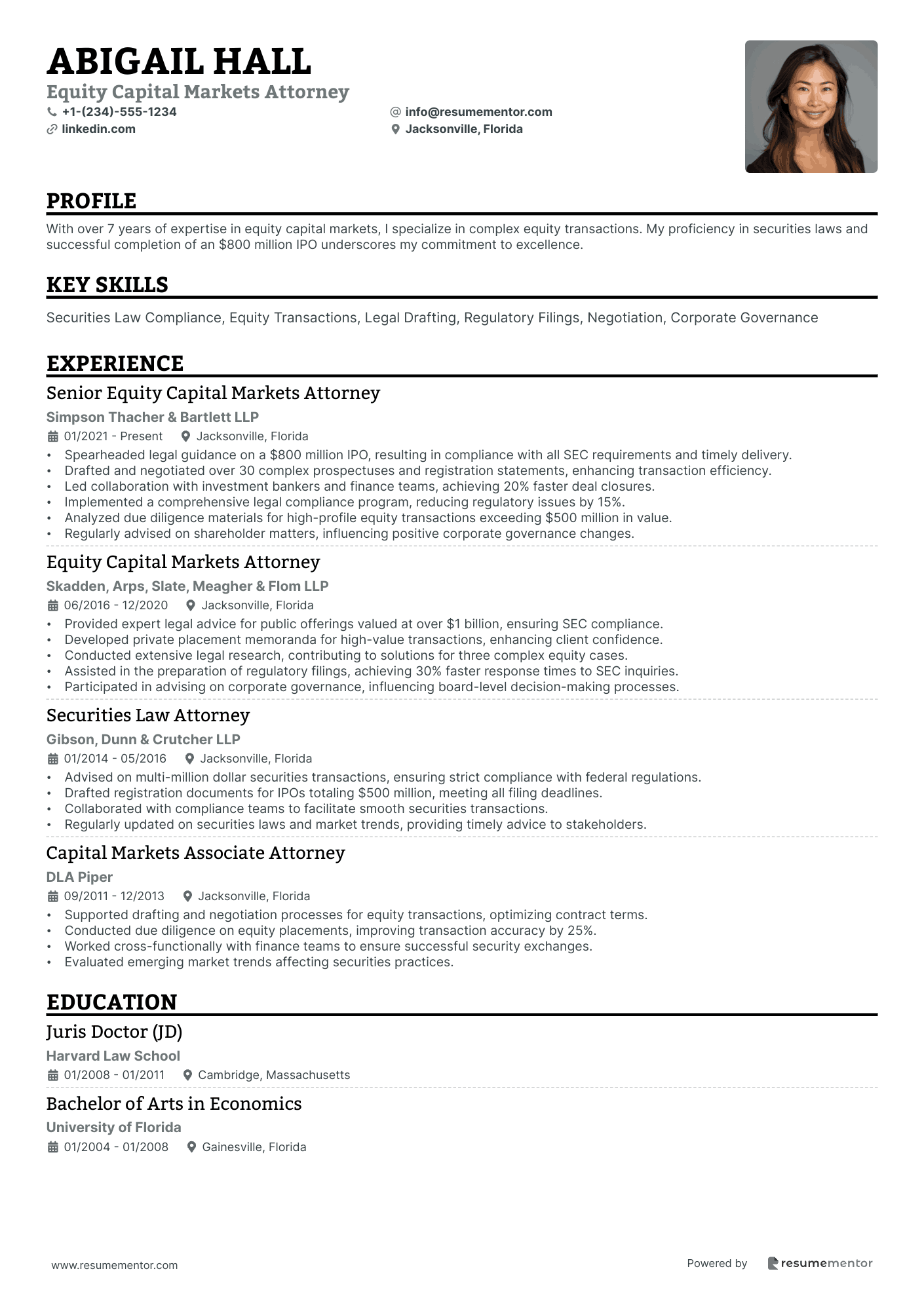 Equity Capital Markets Attorney