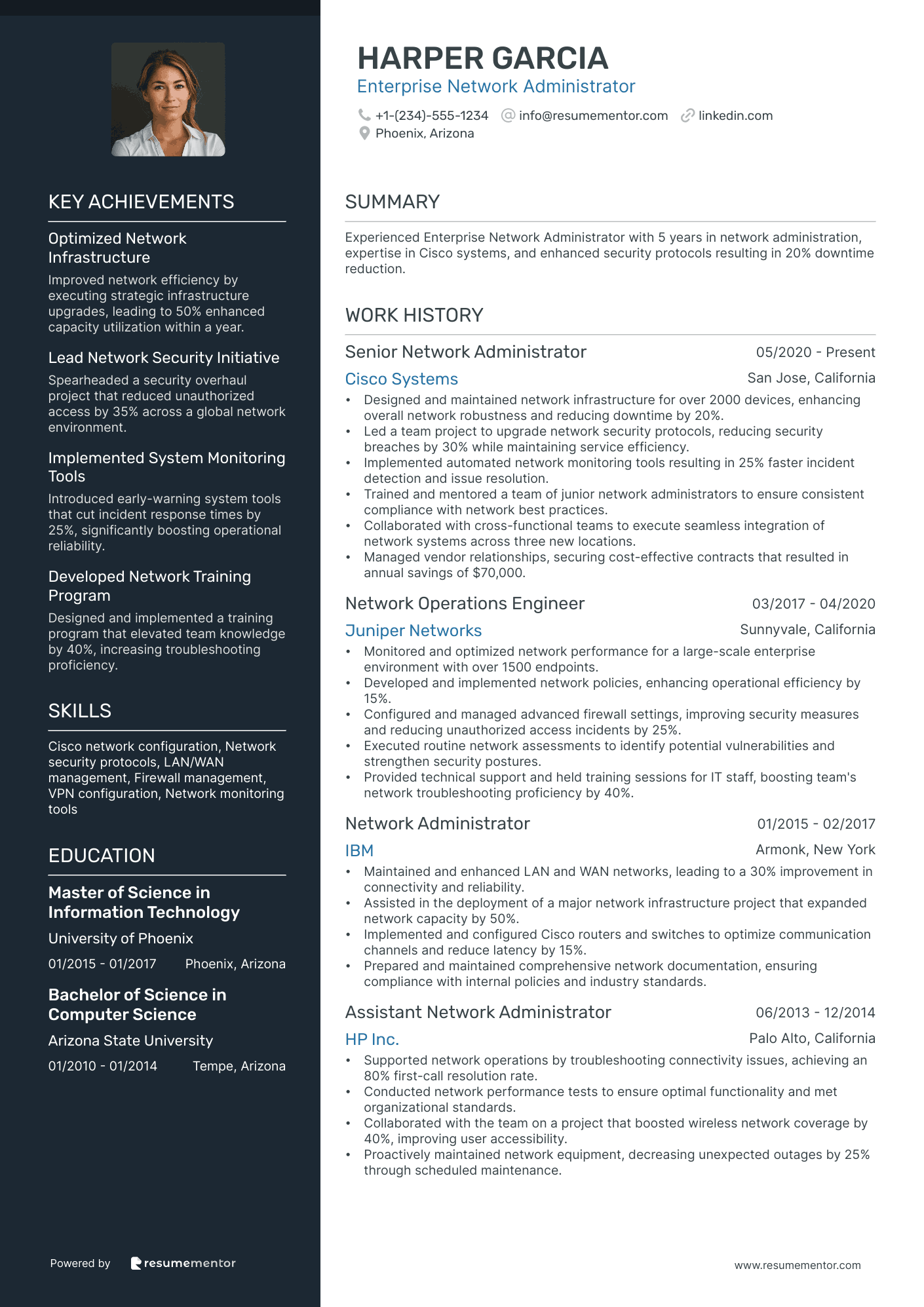 Enterprise Network Administrator