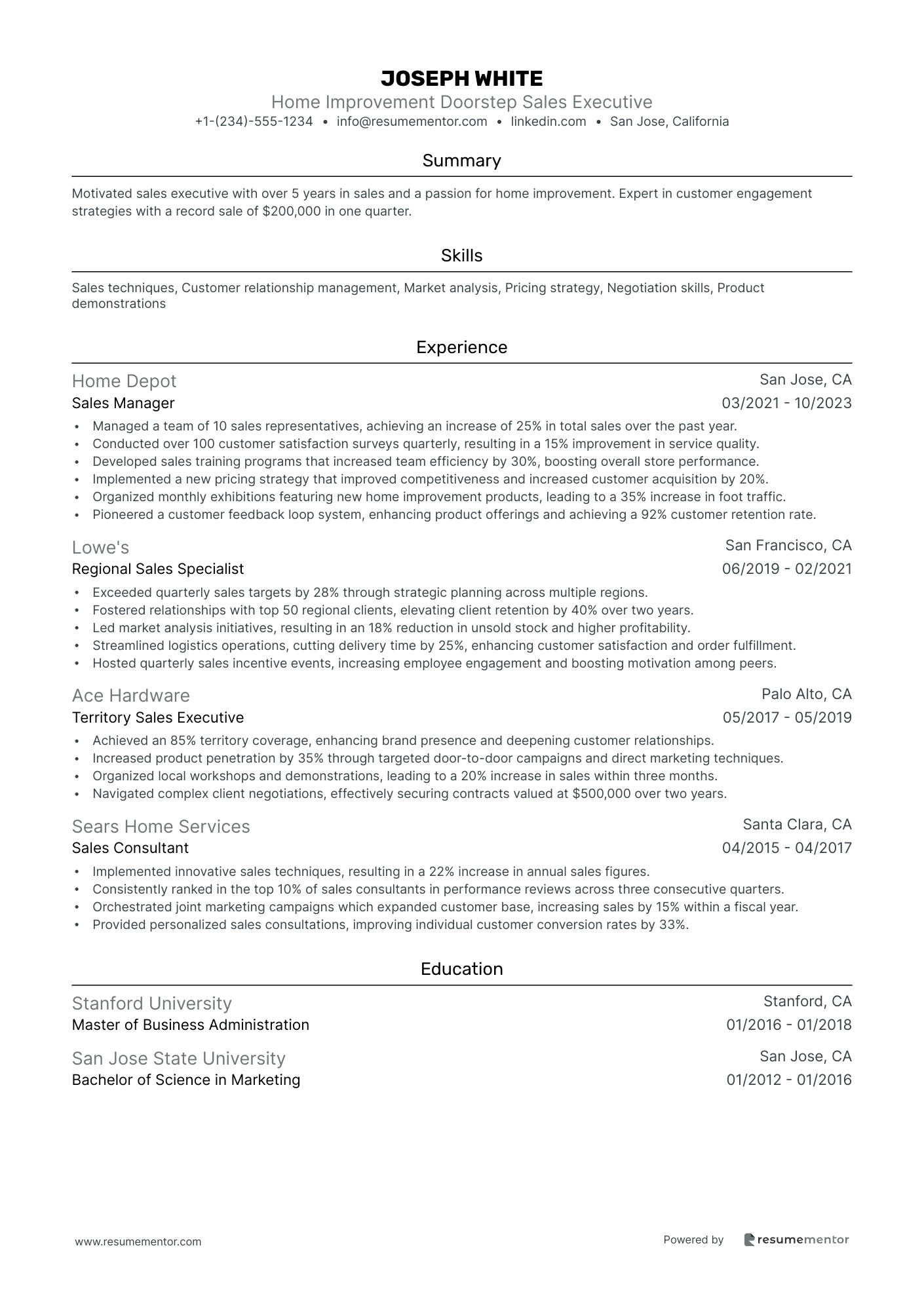 Home Improvement Doorstep Sales Executive
