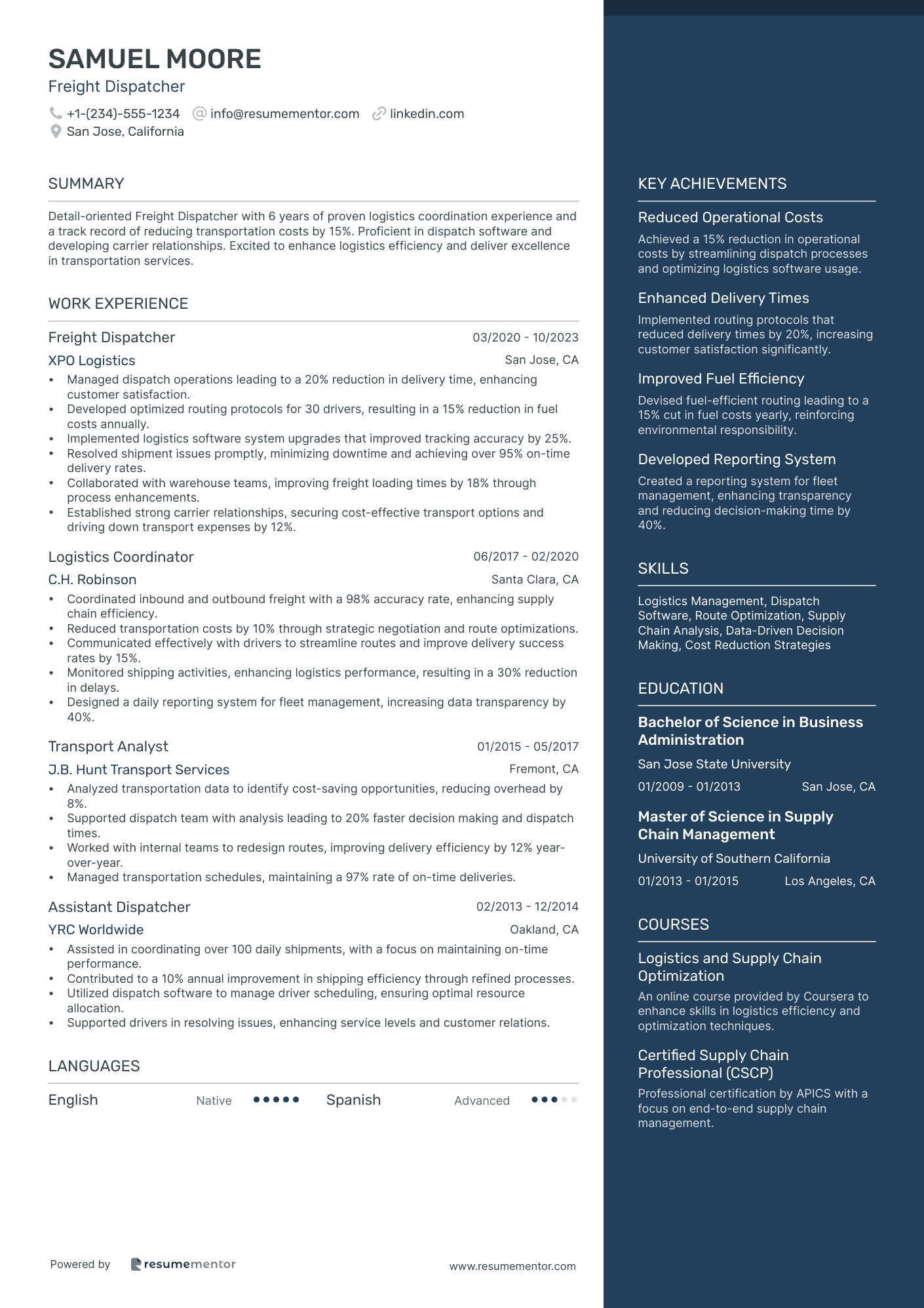 Freight Dispatcher