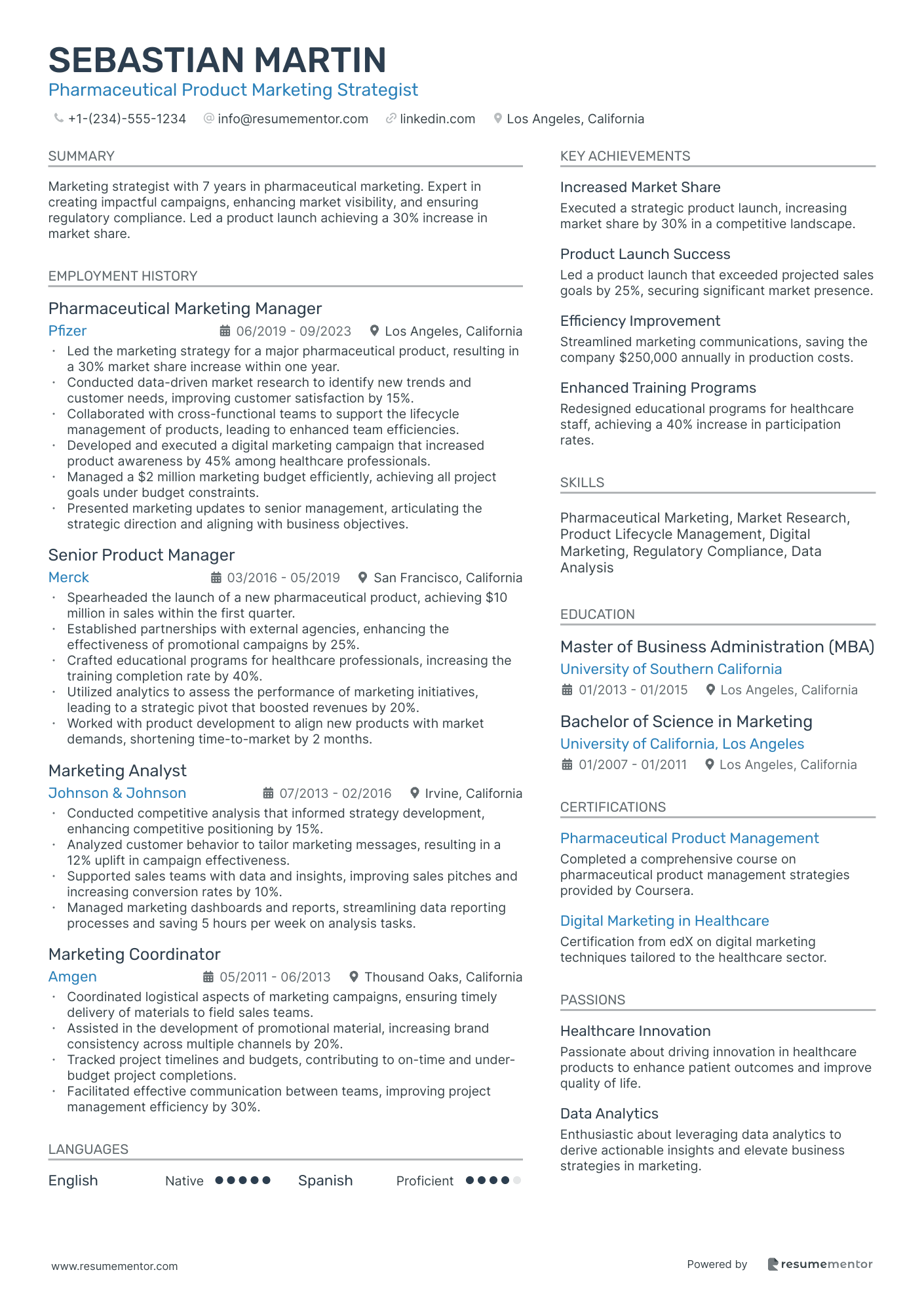 Pharmaceutical Product Marketing Strategist