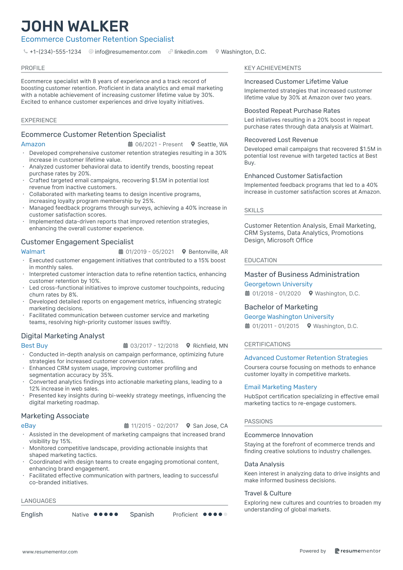 Ecommerce Customer Retention Specialist