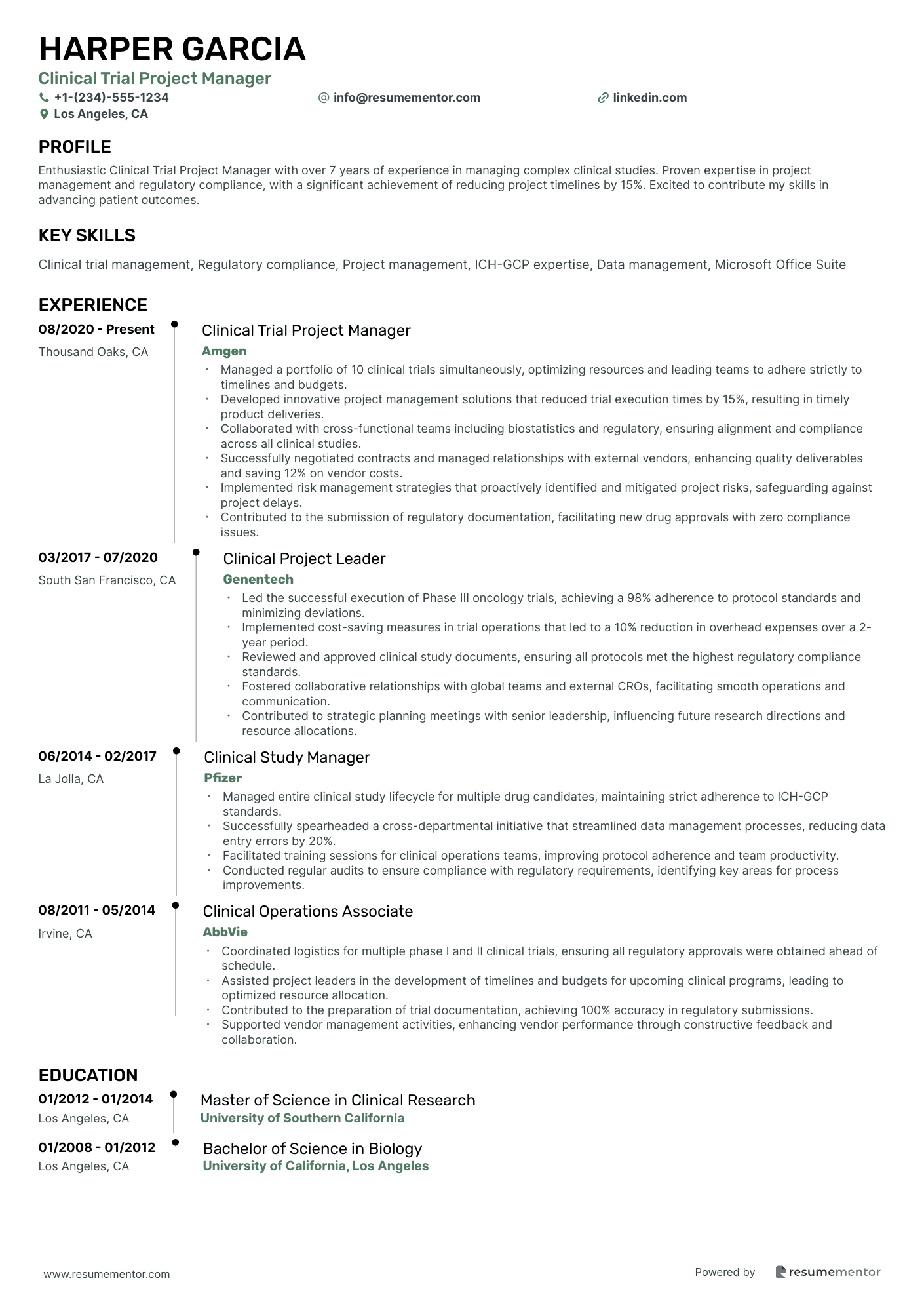 Clinical Trial Project Manager