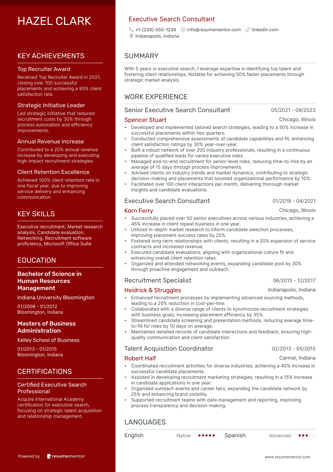 Executive Search Consultant