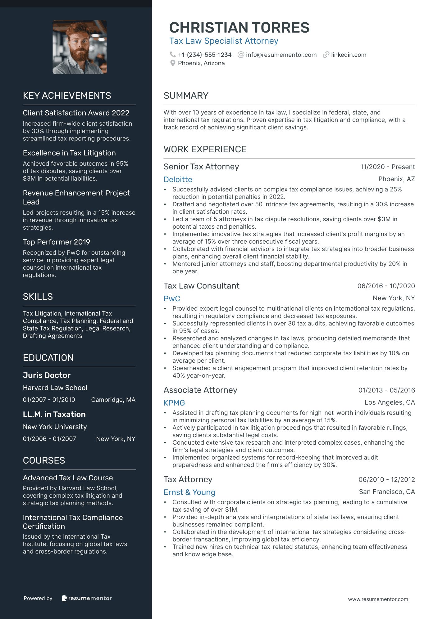 Tax Law Specialist Attorney