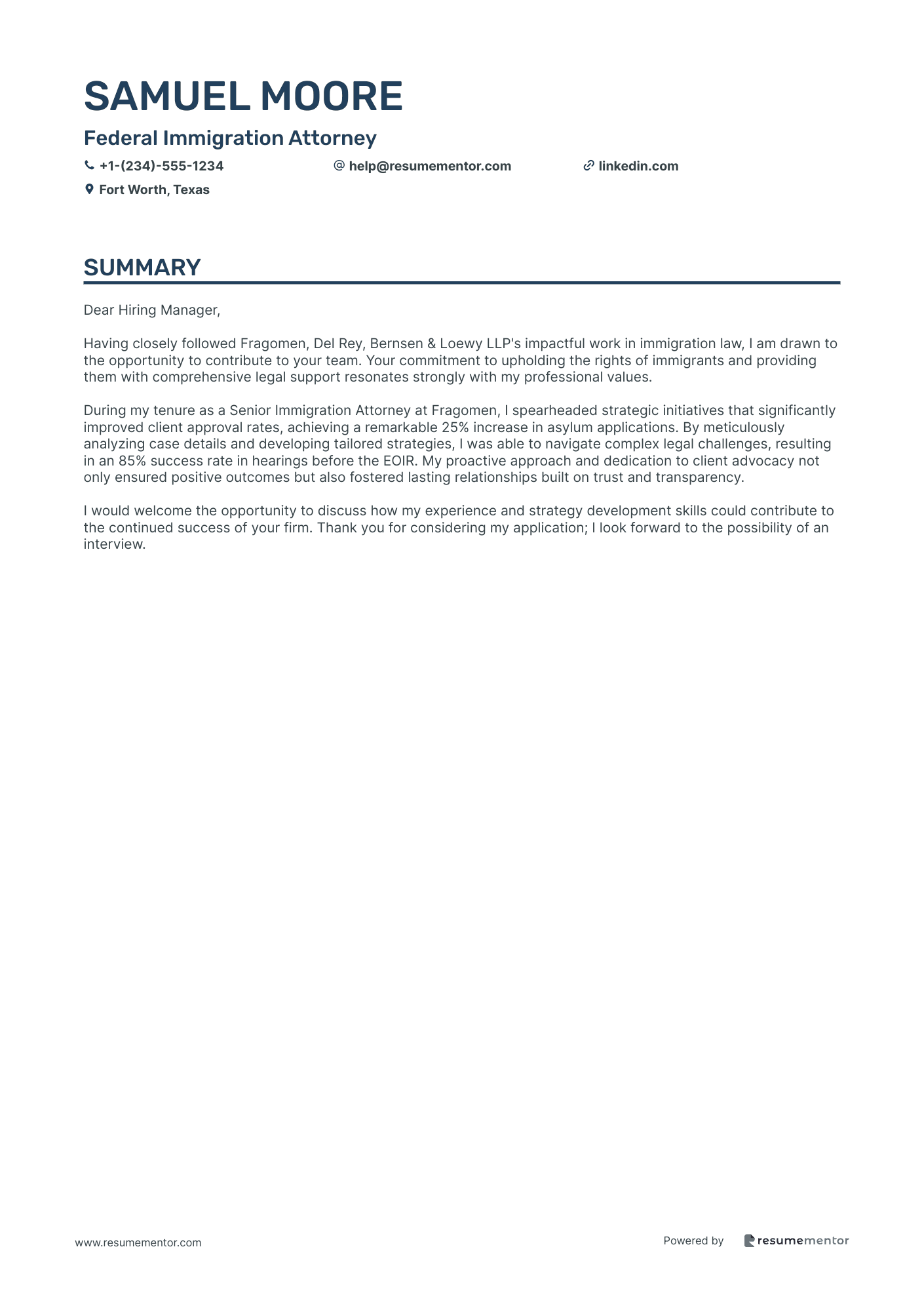 Federal Immigration Attorney