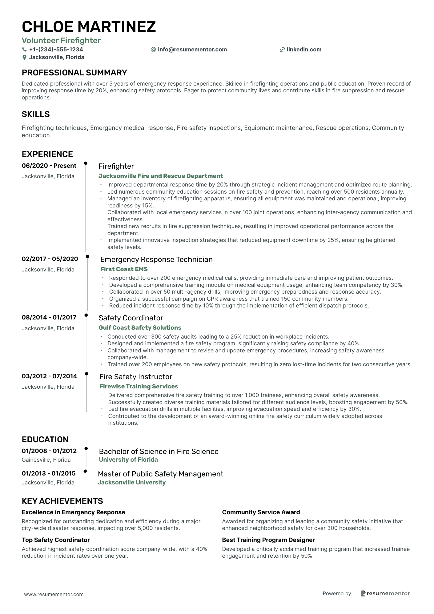 Volunteer Firefighter