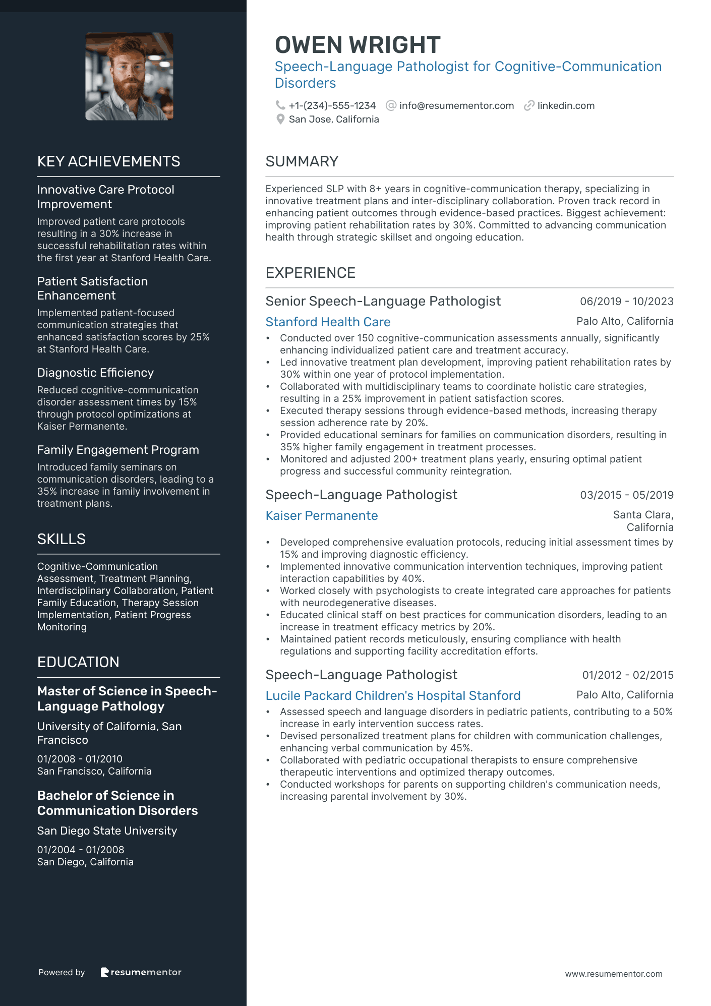 Speech Language Pathologist for Cognitive Communication Disorders