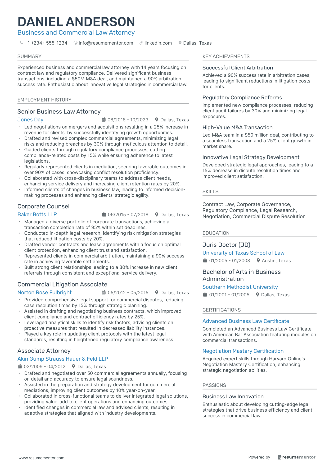 Business and Commercial Law Attorney