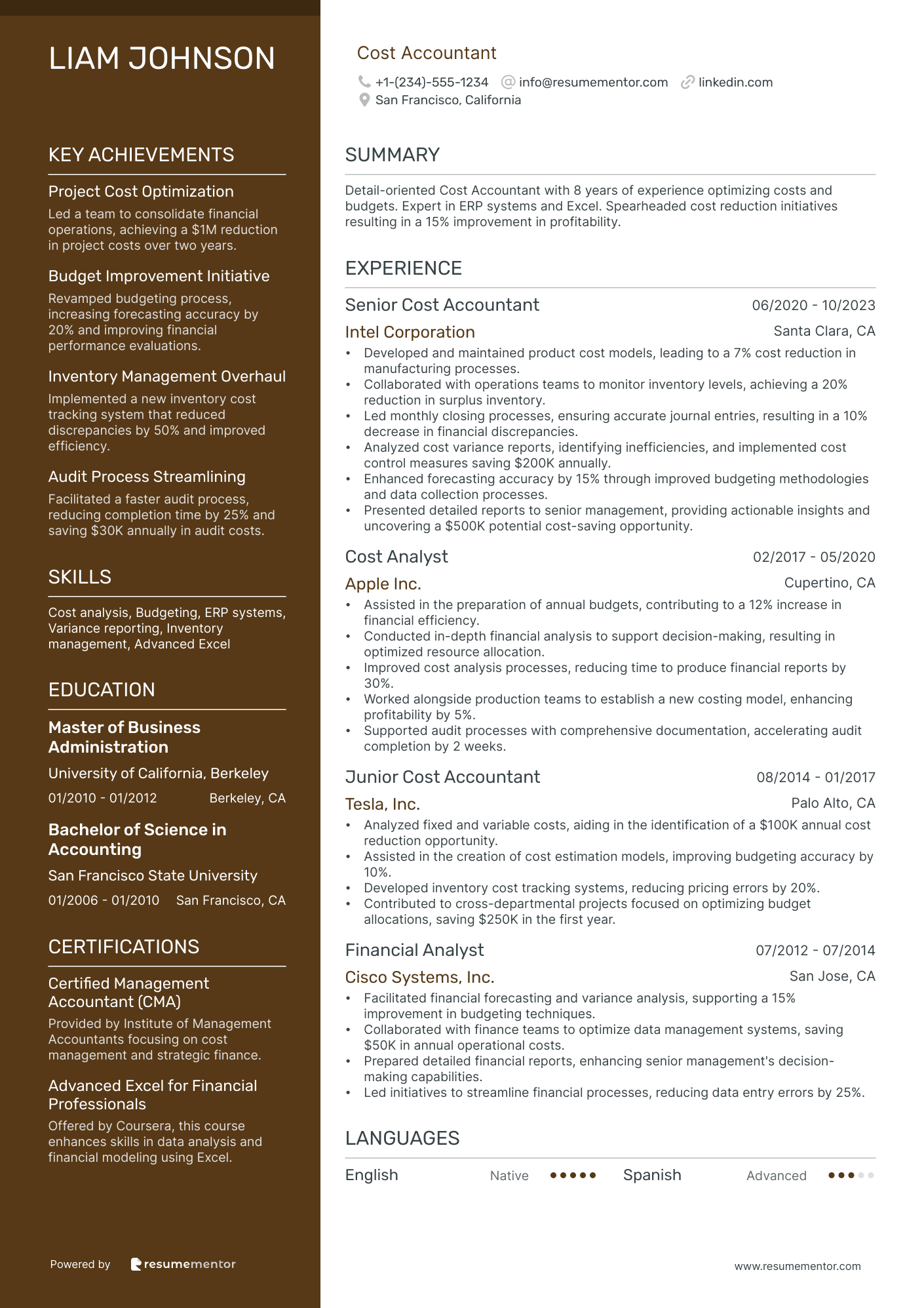 Cost Accountant