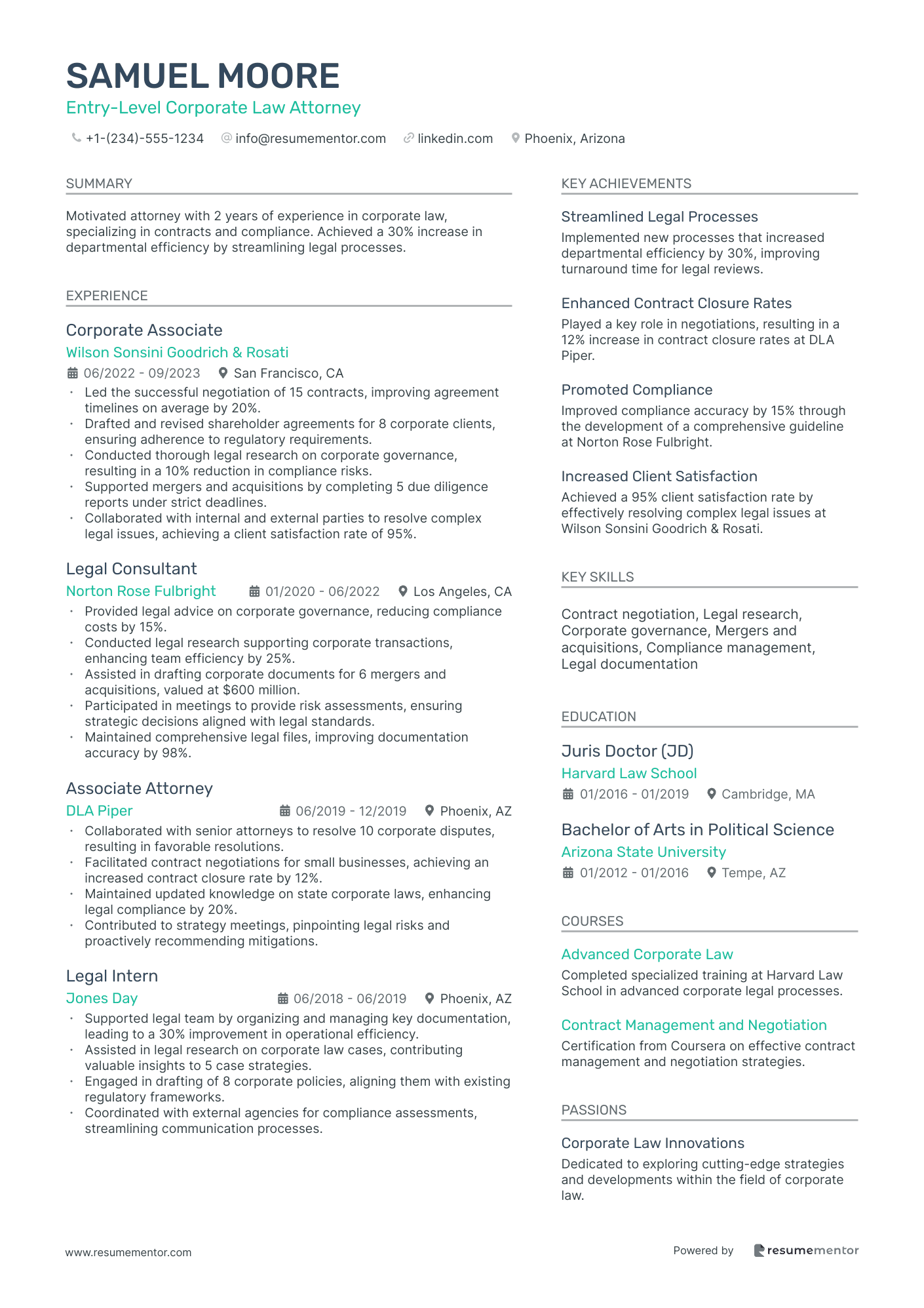 Entry Level Corporate Law Attorney
