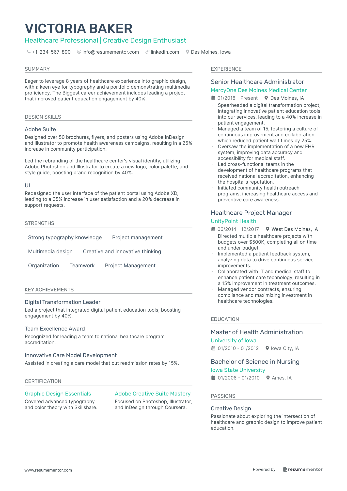 Resume Example Image