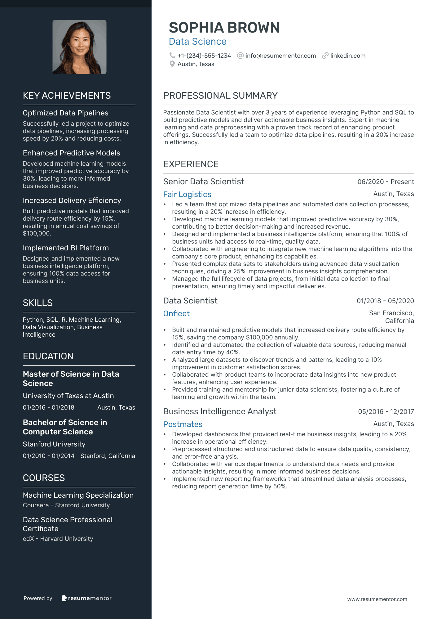 Resume Example Image