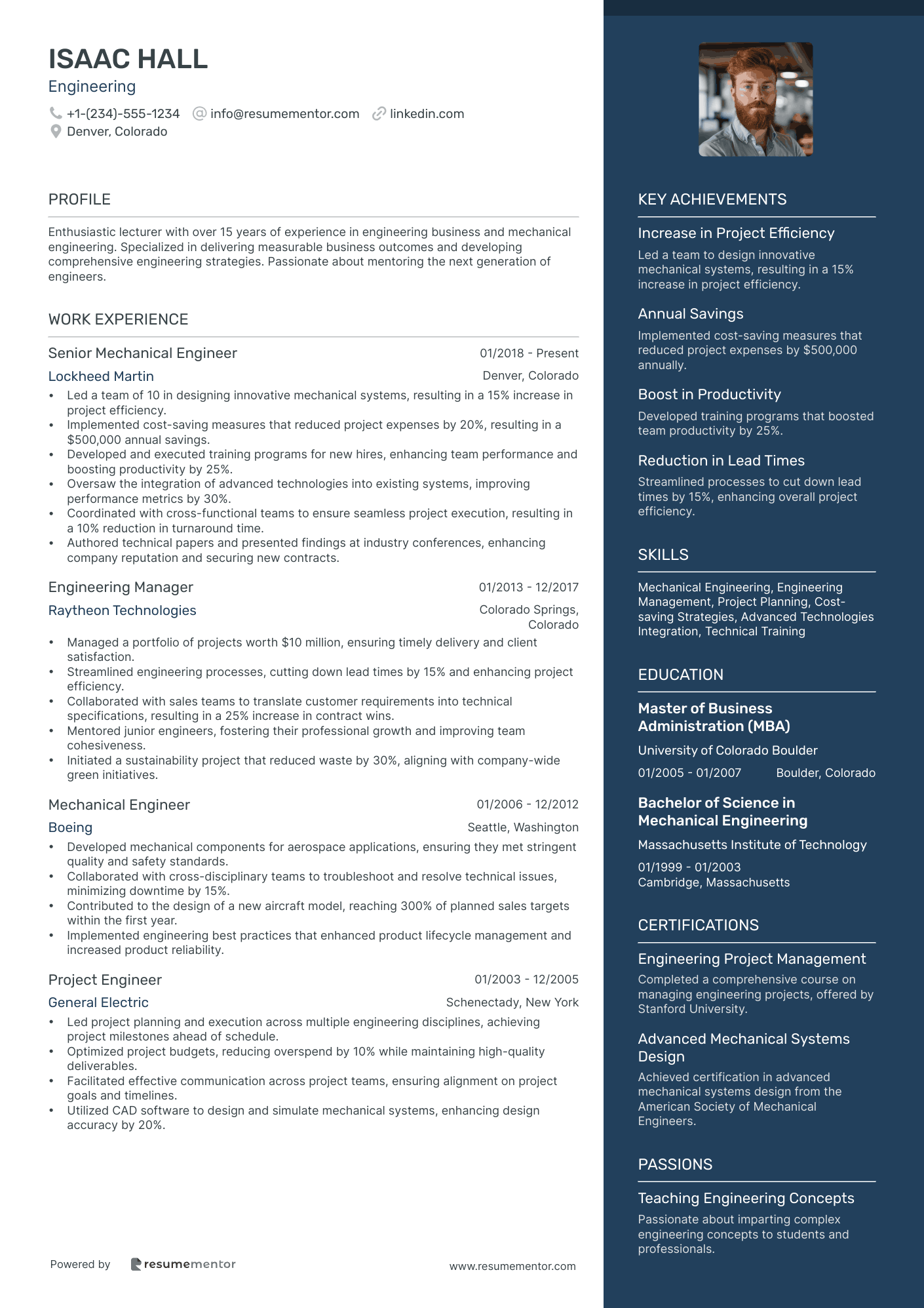 Resume Example Image