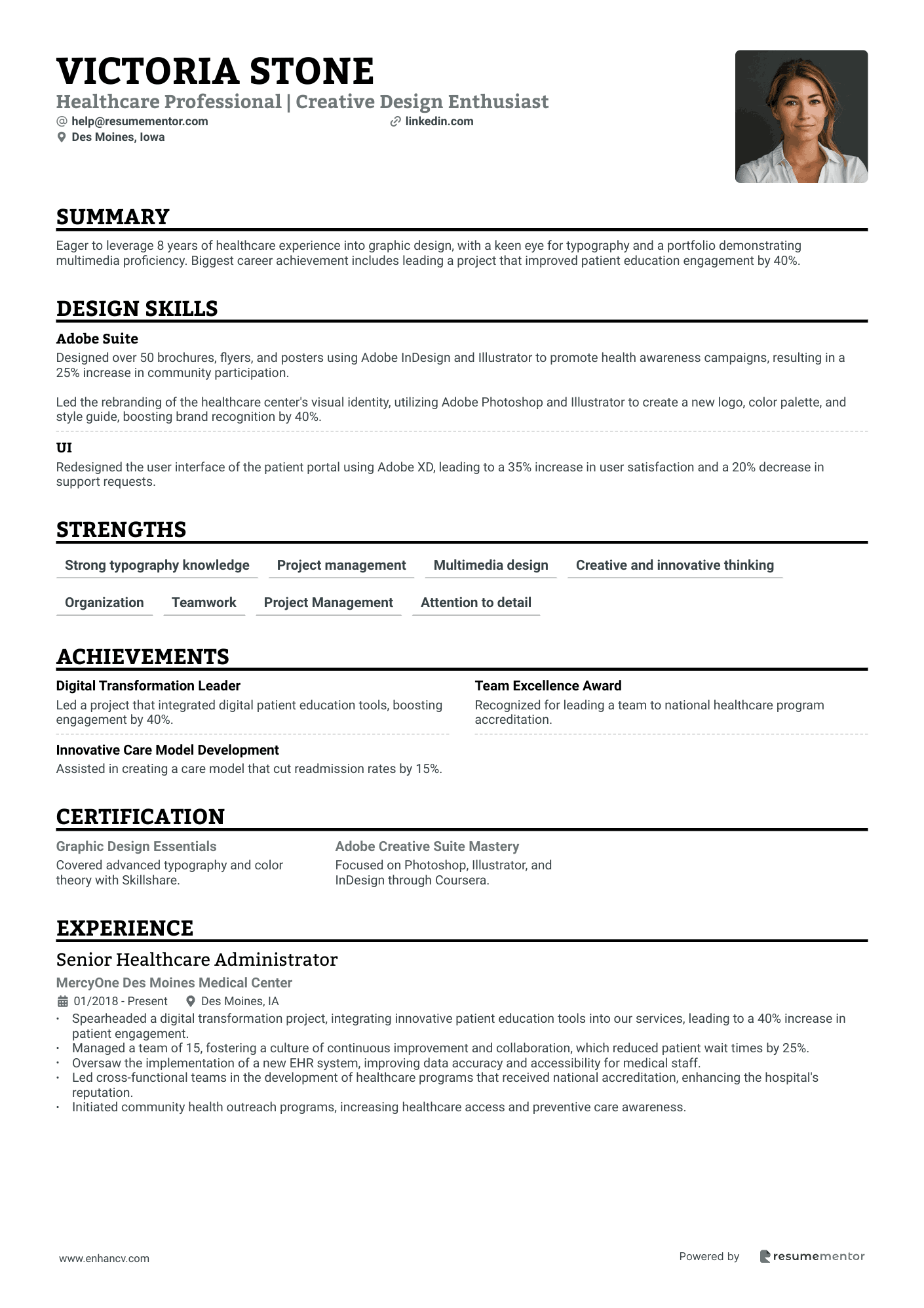 Resume Example Image