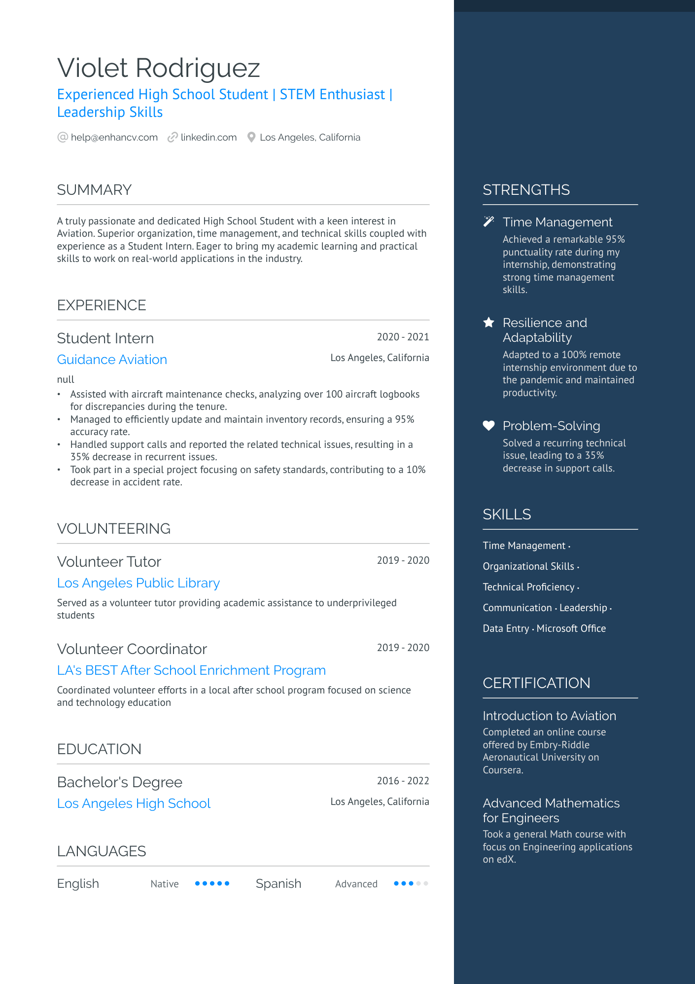 Resume Example Image