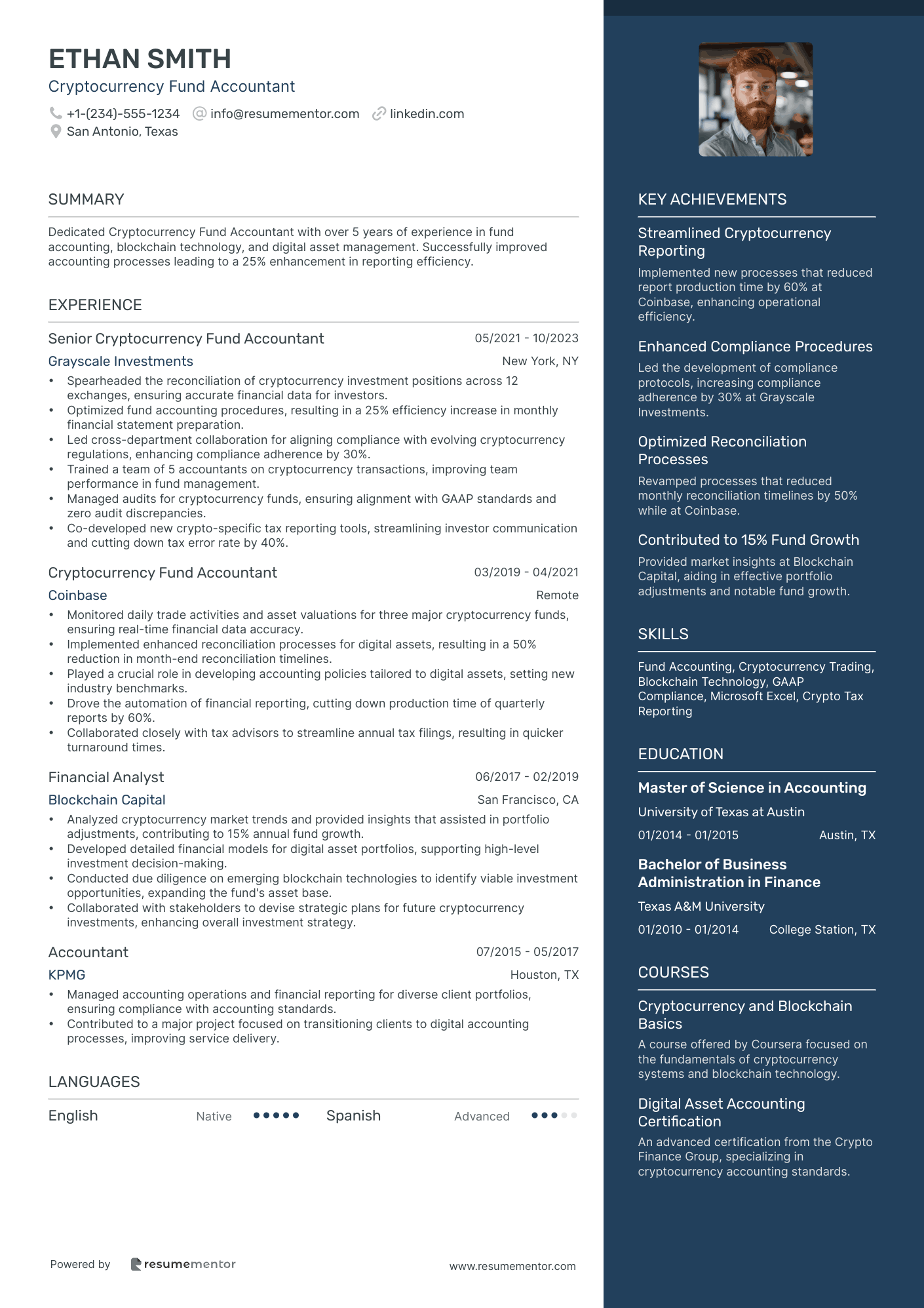 Fund Accountant Resume Example - Free to Edit ATS-Friendly PDF - 2025