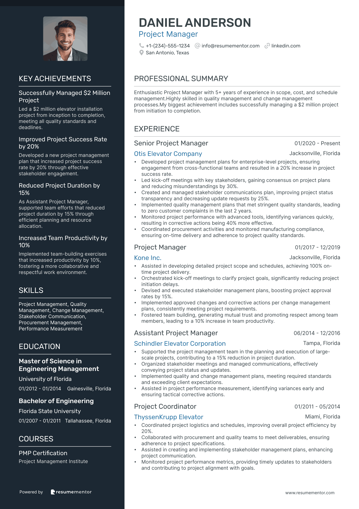 Resume Example Image