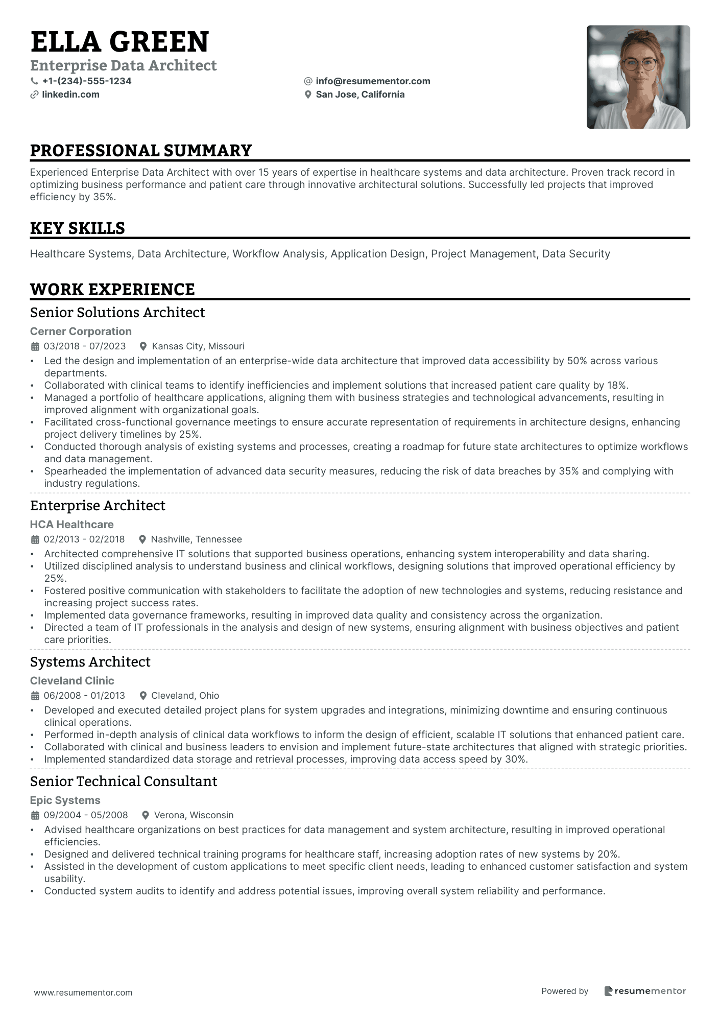 Resume Example Image