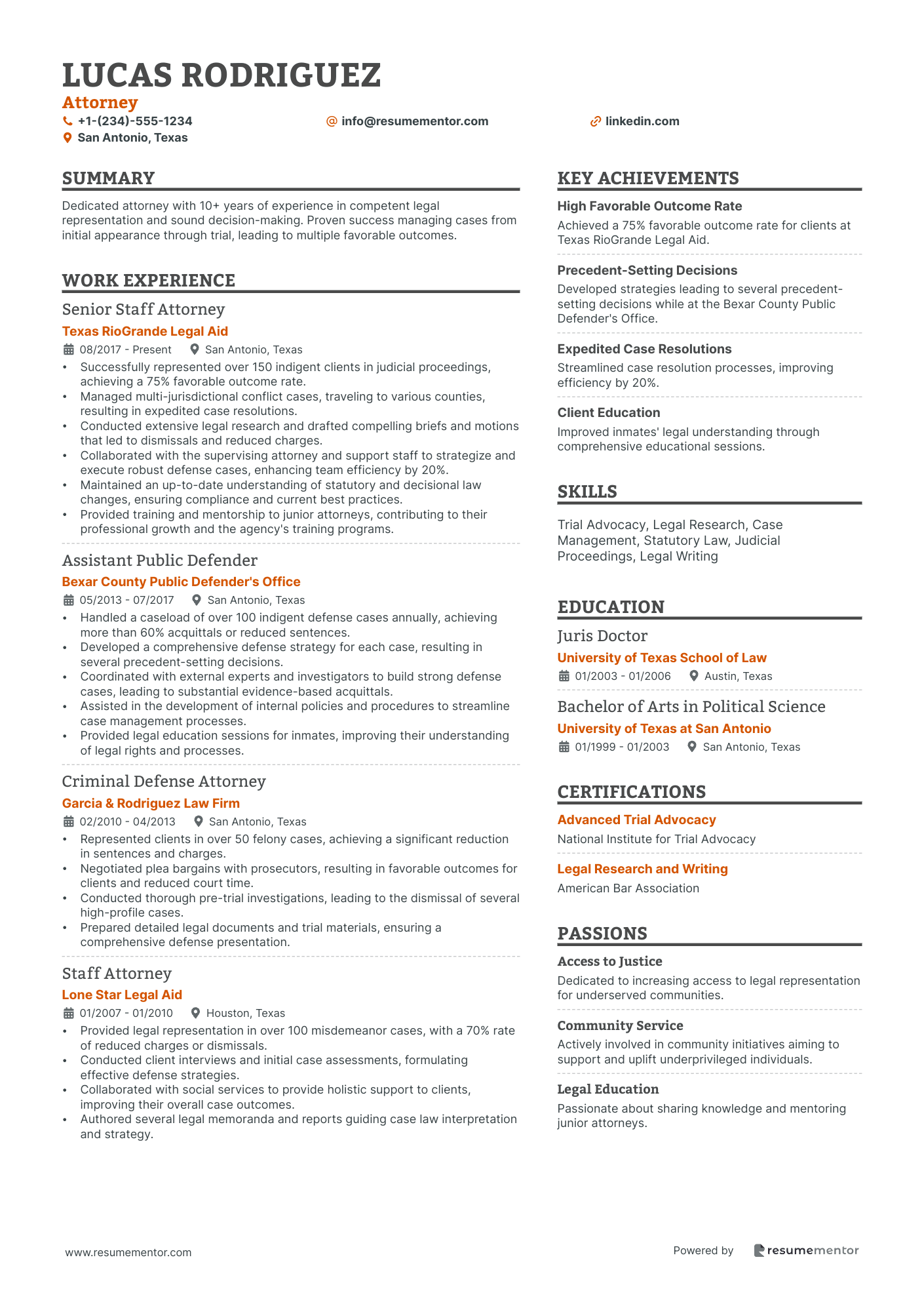 Resume Example Image