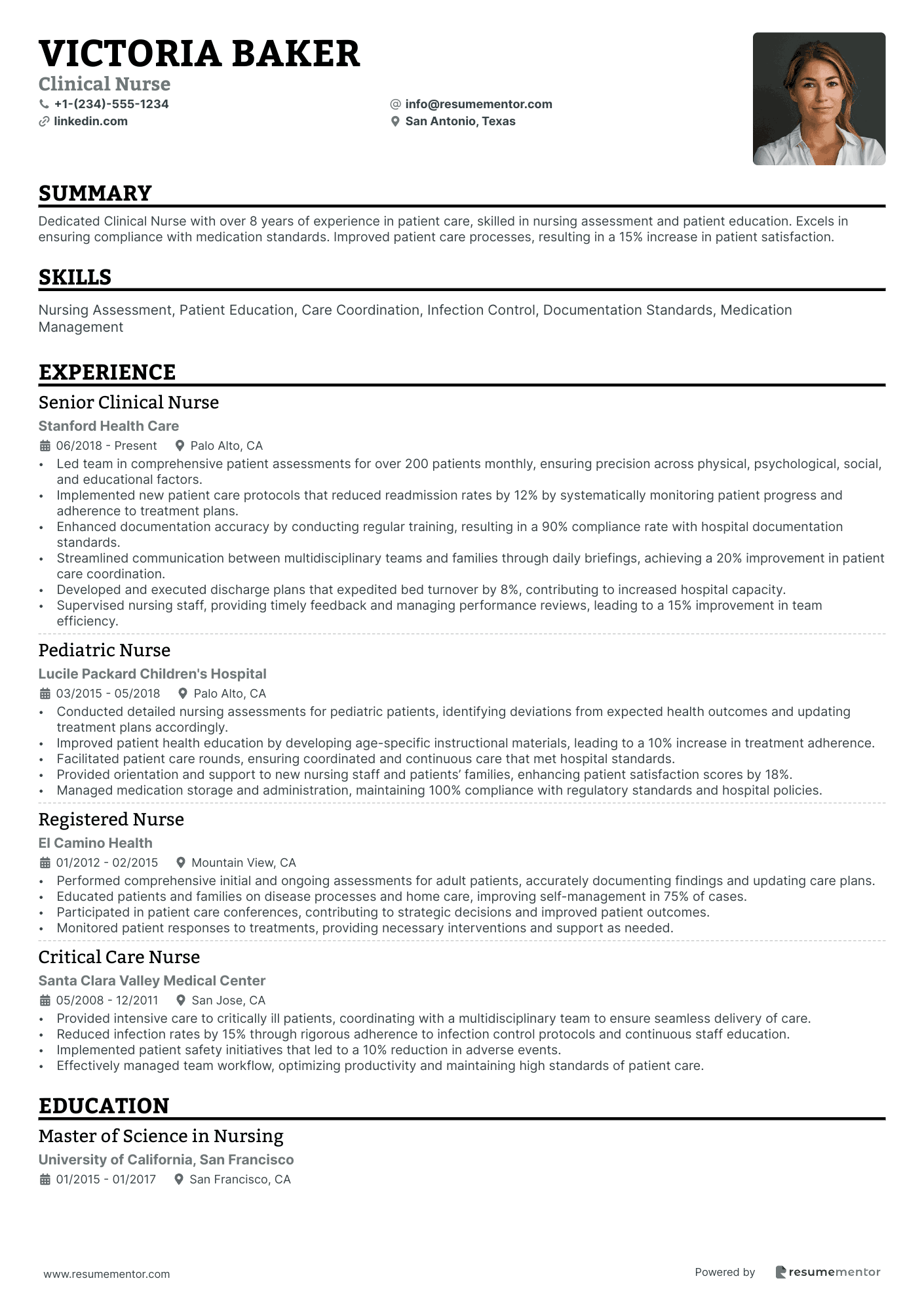 Resume Example Image