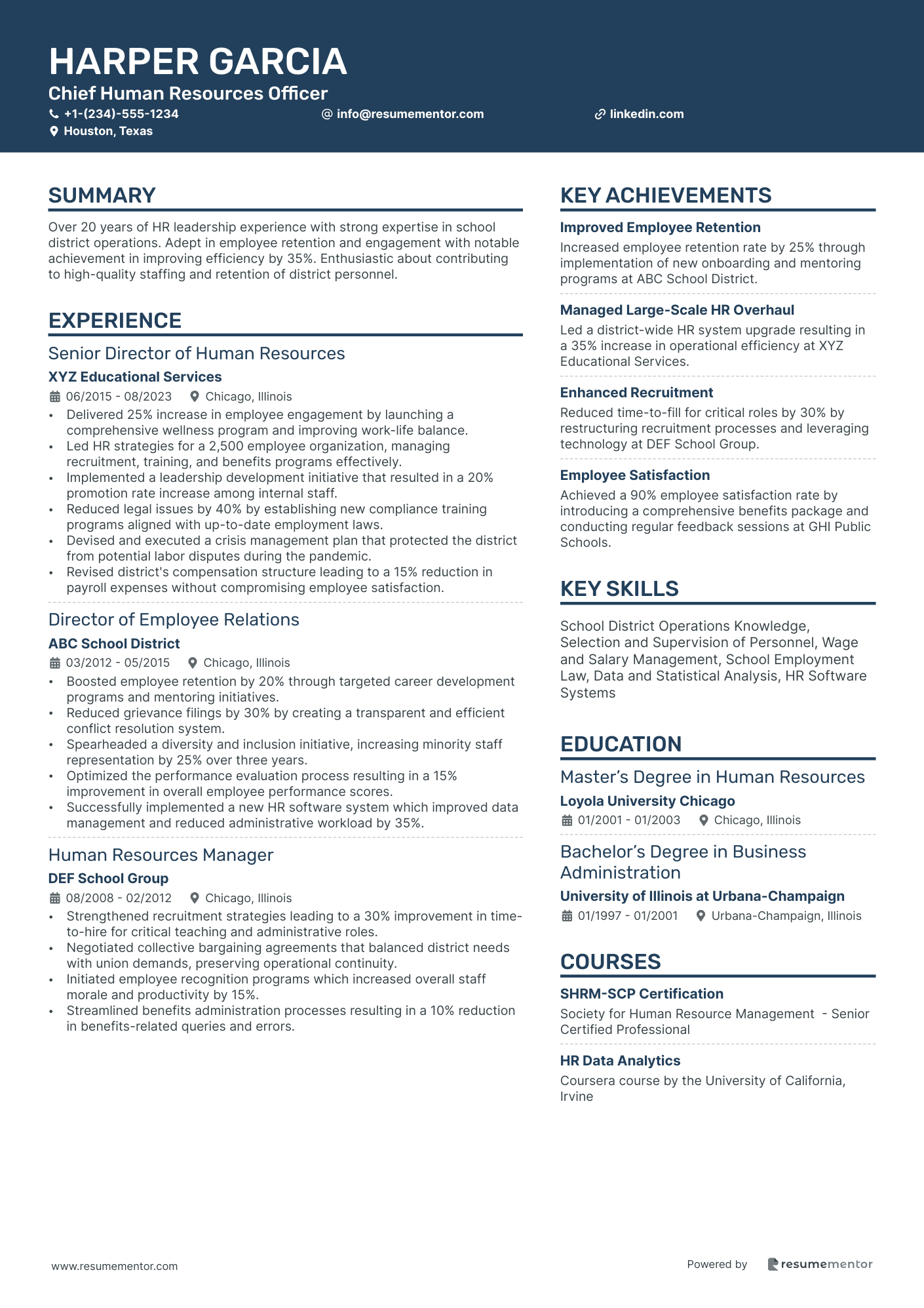 Resume Example Image