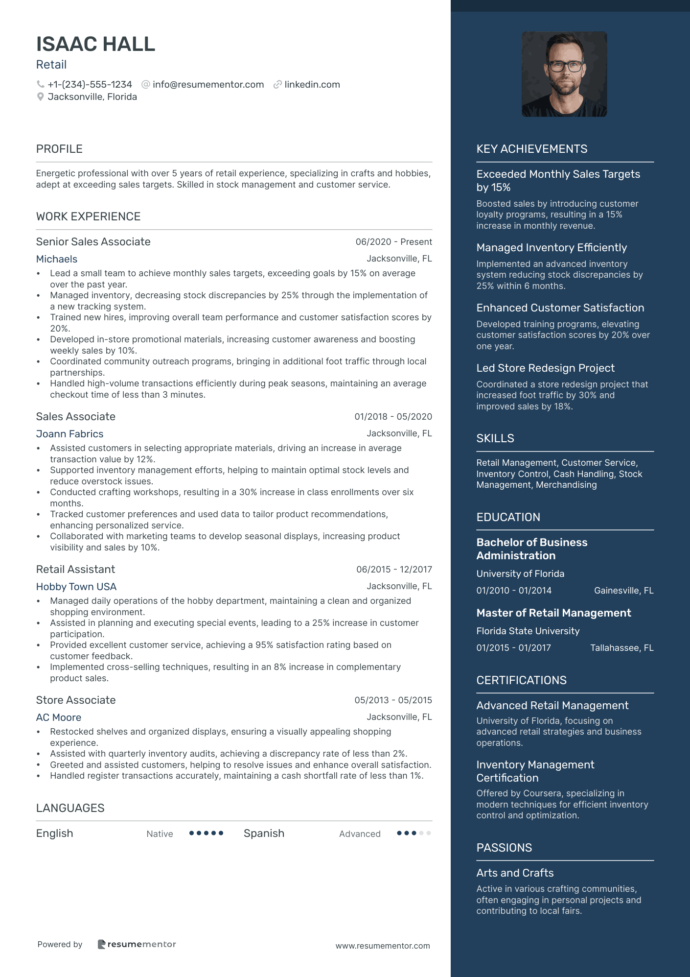 Resume Example Image