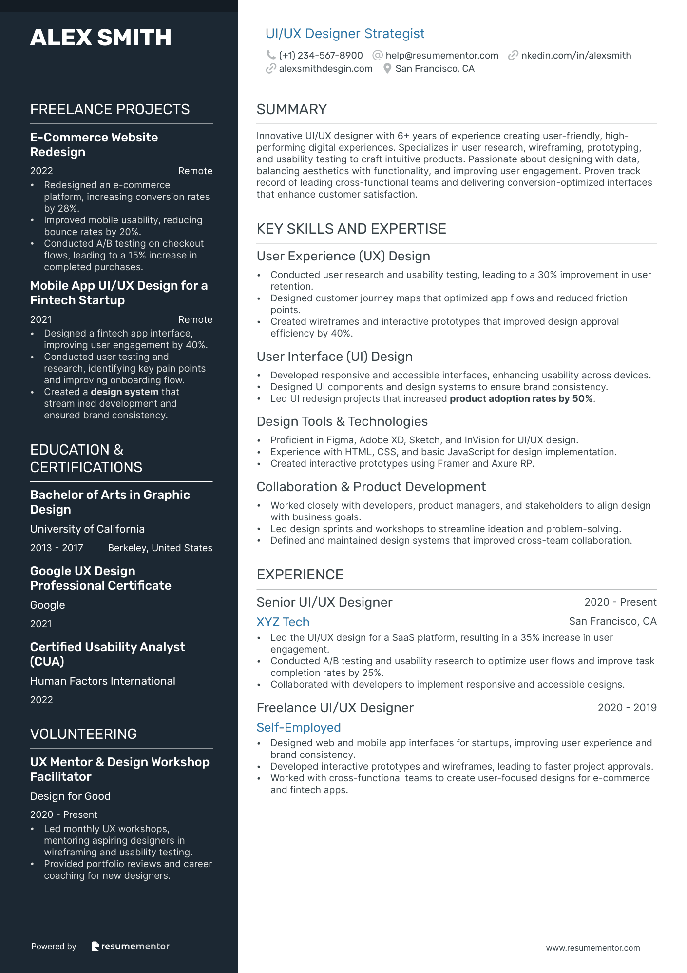 Resume Example Image