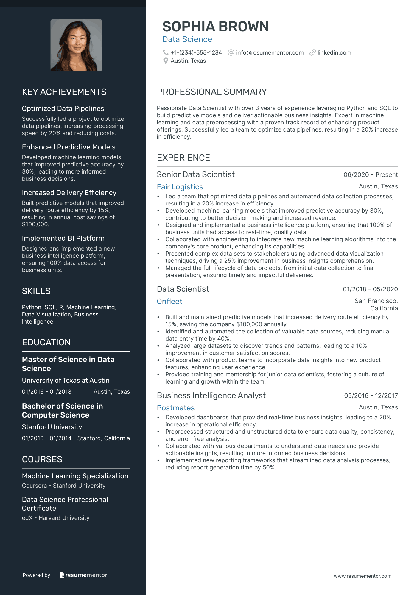 Resume Example Image