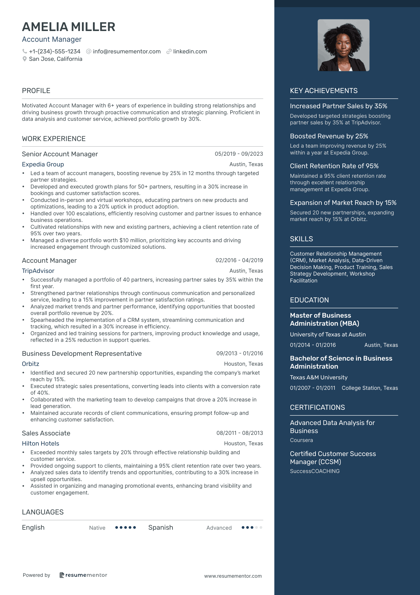 Resume Example Image